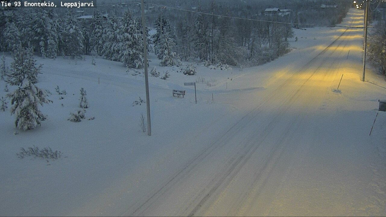 Kelikamerat Kuva Tie 93 Enontekiö, Leppäjärvi, Enontekiö, Lappi