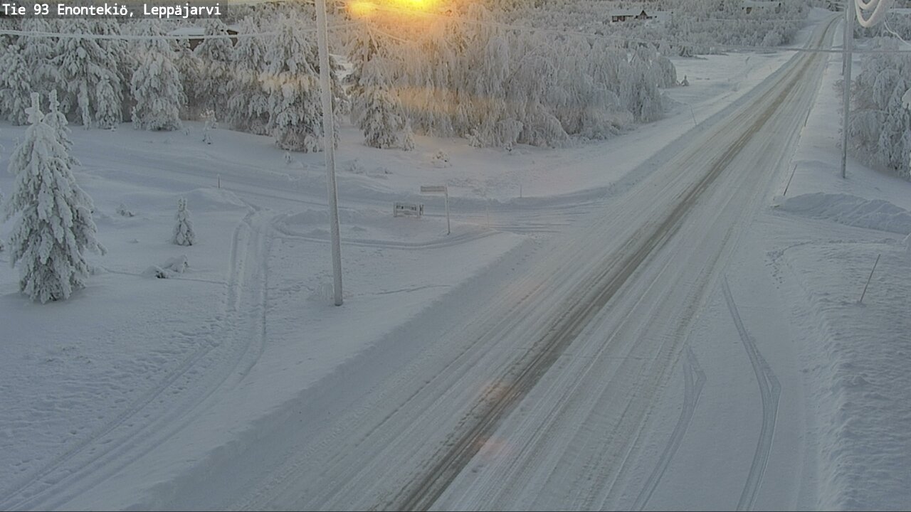 Kelikamerat Kuva Tie 93 Enontekiö, Leppäjärvi, Enontekiö, Lappi