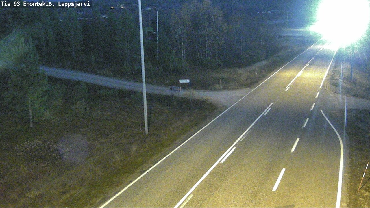 Kelikamerat Kuva Tie 93 Enontekiö, Leppäjärvi, Enontekiö, Lappi