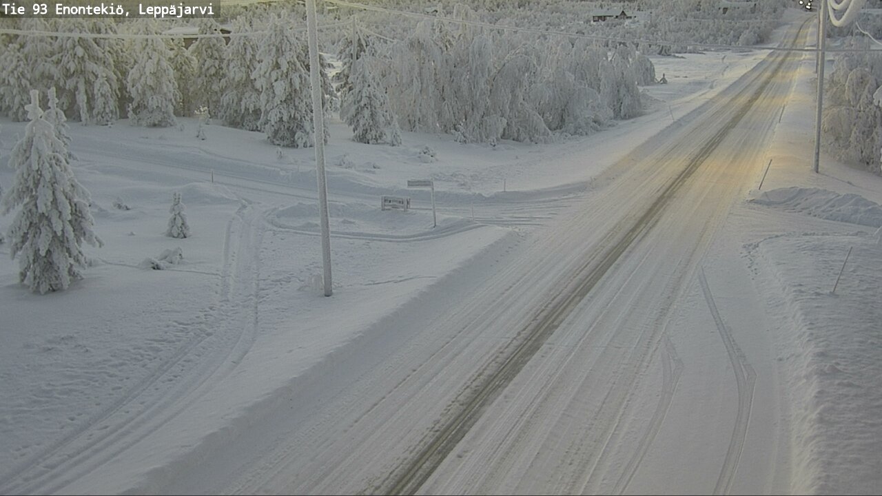 Kelikamerat Kuva Tie 93 Enontekiö, Leppäjärvi, Enontekiö, Lappi