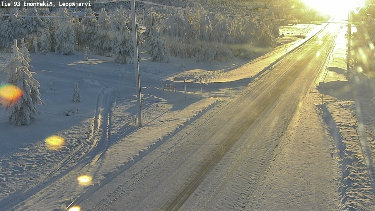 Kelikamerat Kuva Tie 93 Enontekiö, Leppäjärvi, Enontekiö, Lappi