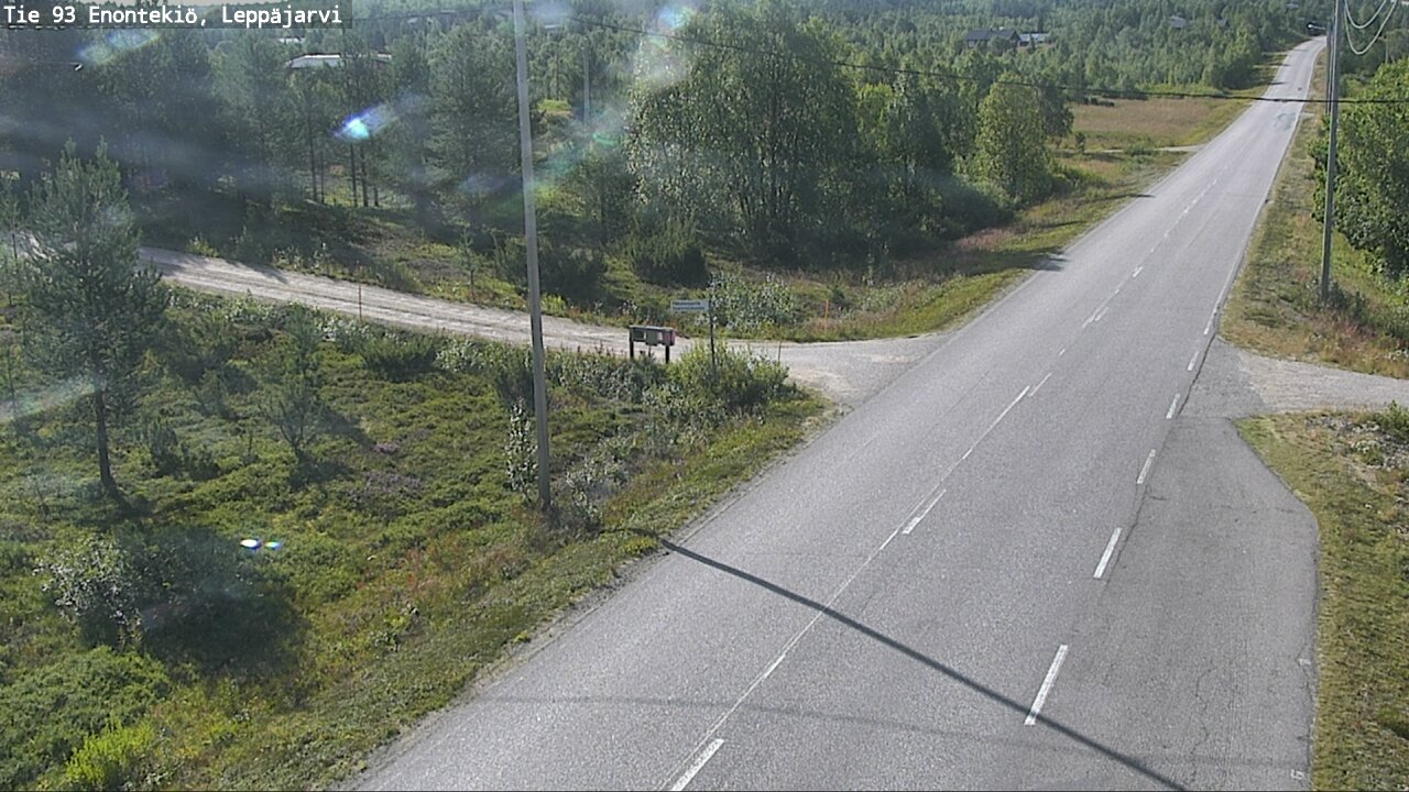 Weather Camera Image Road 93 Enontekiö, Leppäjärvi, Enontekiö, Lappi