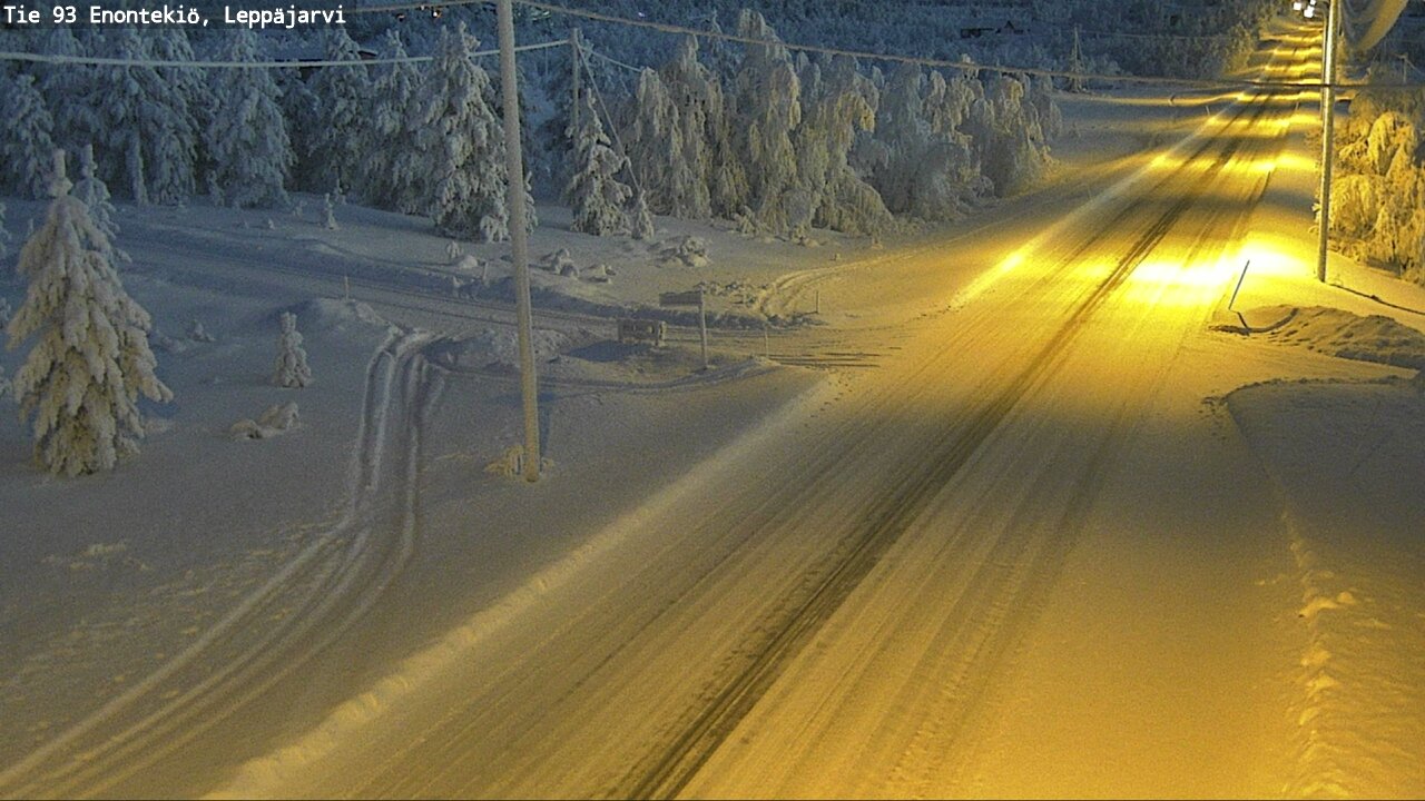 Kelikamerat Kuva Tie 93 Enontekiö, Leppäjärvi, Enontekiö, Lappi