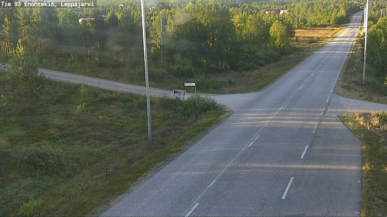 Weather Camera Image Road 93 Enontekiö, Leppäjärvi, Enontekiö, Lappi