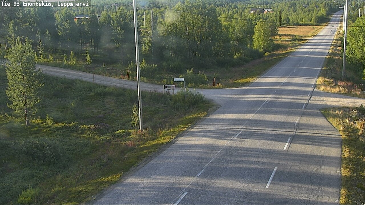 Weather Camera Image Road 93 Enontekiö, Leppäjärvi, Enontekiö, Lappi