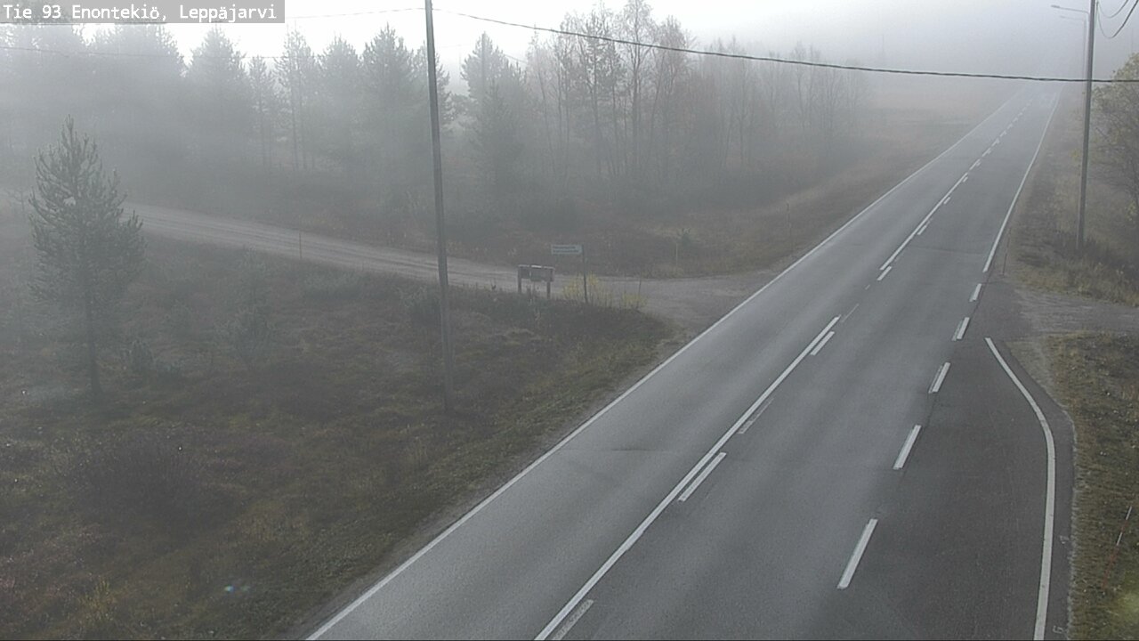 Weather Camera Image Väg 93 Enontekis, Leppäjärvi, Enontekiö, Lappi