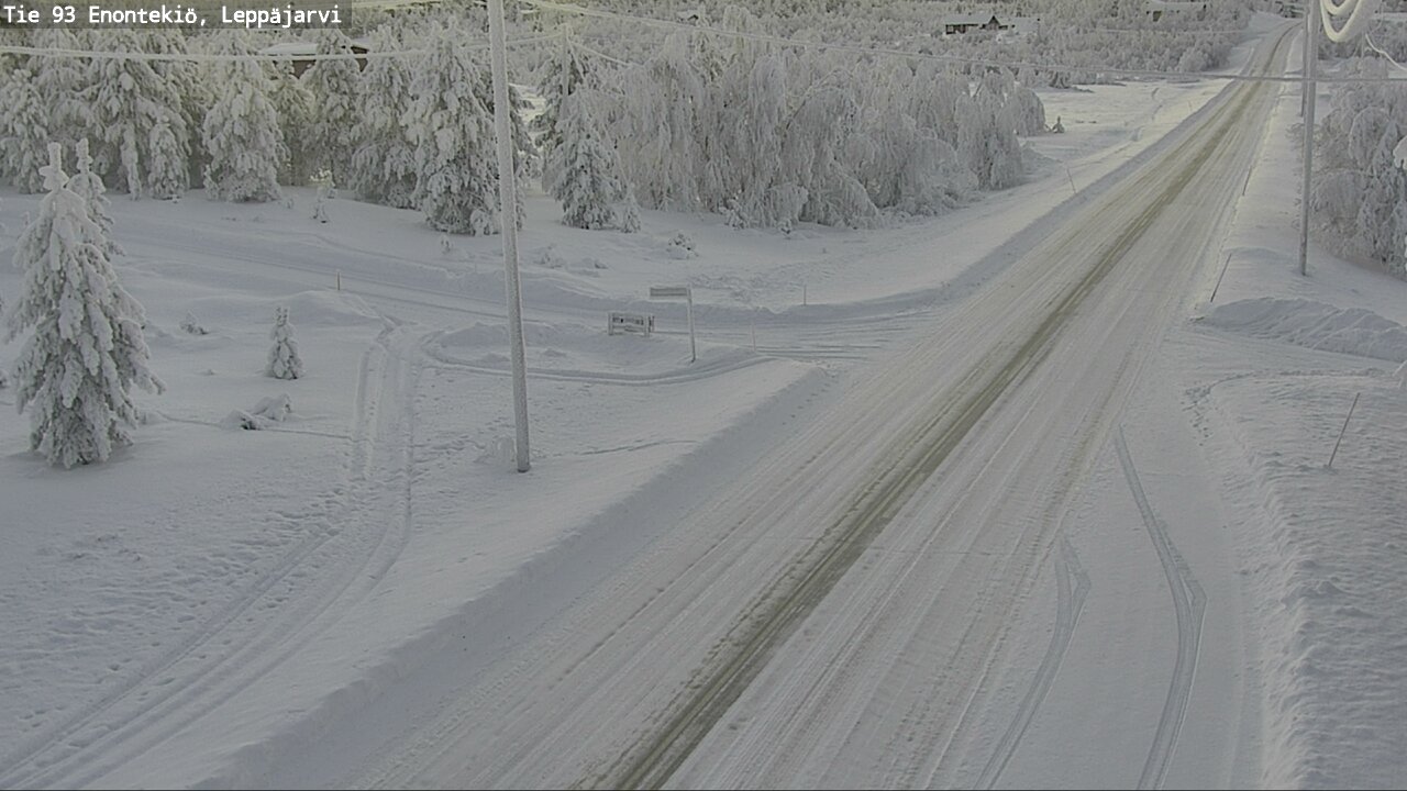 Kelikamerat Kuva Tie 93 Enontekiö, Leppäjärvi, Enontekiö, Lappi