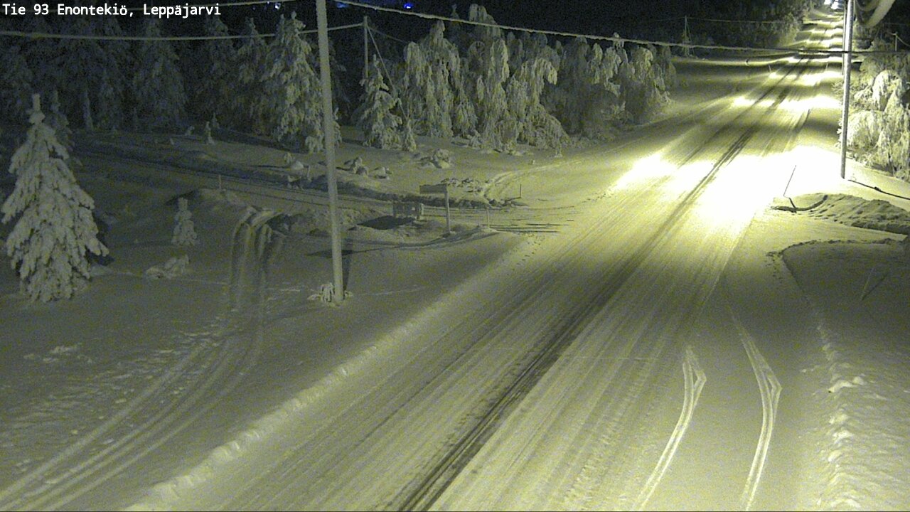 Kelikamerat Kuva Tie 93 Enontekiö, Leppäjärvi, Enontekiö, Lappi