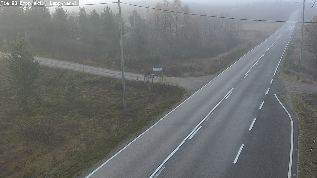 Weather Camera Image Road 93 Enontekiö, Leppäjärvi, Enontekiö, Lappi