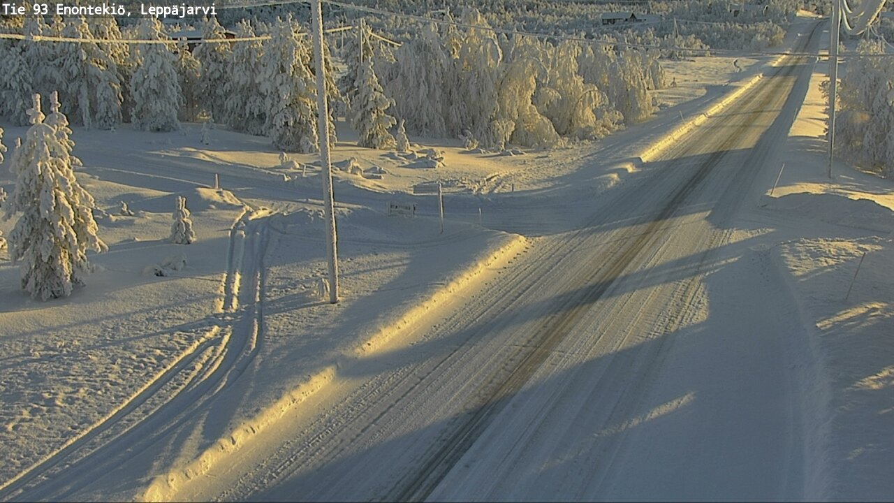 Kelikamerat Kuva Tie 93 Enontekiö, Leppäjärvi, Enontekiö, Lappi