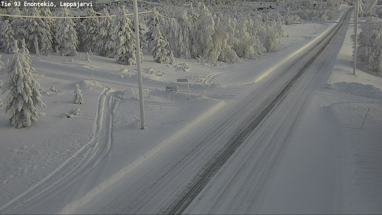 Kelikamerat Kuva Tie 93 Enontekiö, Leppäjärvi, Enontekiö, Lappi