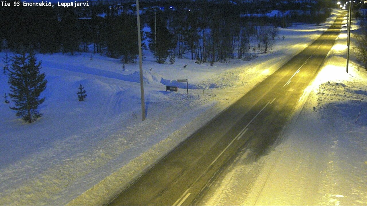 Kelikamerat Kuva Tie 93 Enontekiö, Leppäjärvi, Enontekiö, Lappi