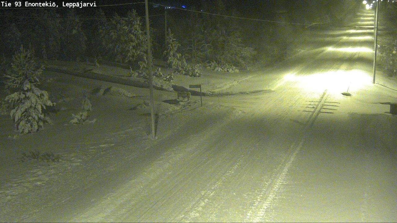 Kelikamerat Kuva Tie 93 Enontekiö, Leppäjärvi, Enontekiö, Lappi