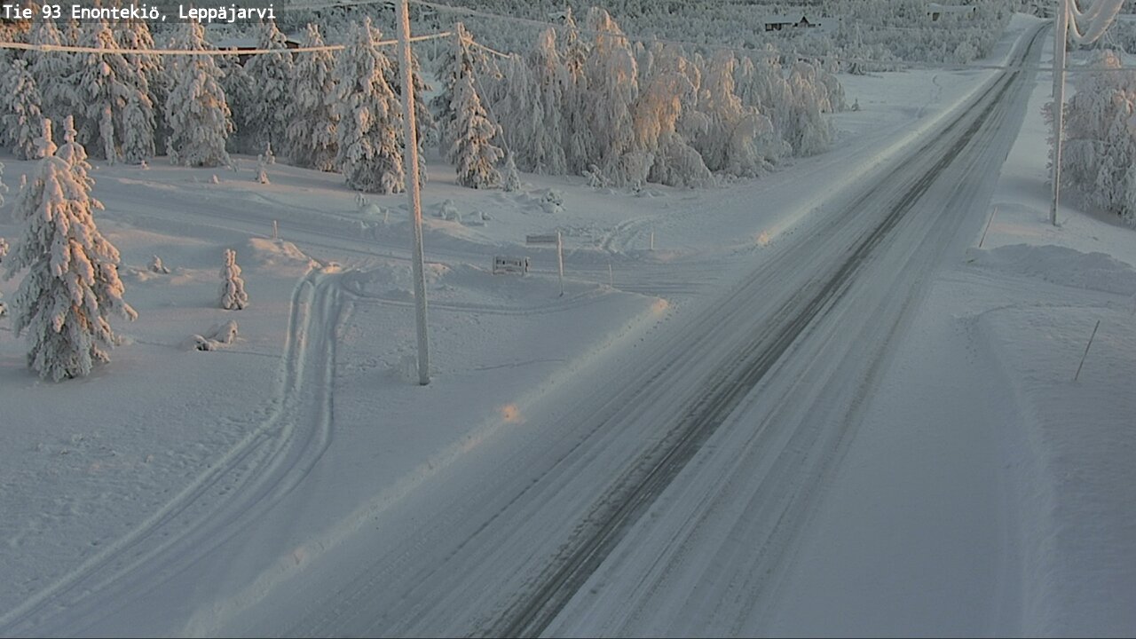 Kelikamerat Kuva Tie 93 Enontekiö, Leppäjärvi, Enontekiö, Lappi