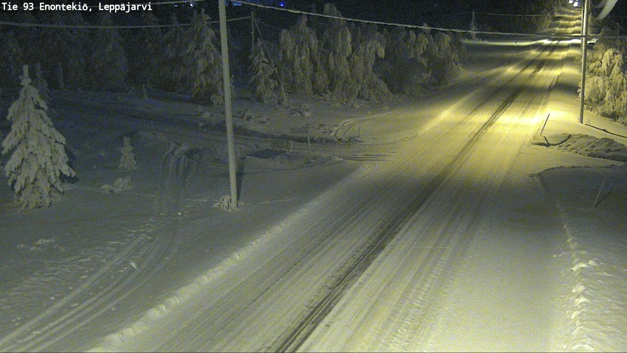 Kelikamerat Kuva Tie 93 Enontekiö, Leppäjärvi, Enontekiö, Lappi