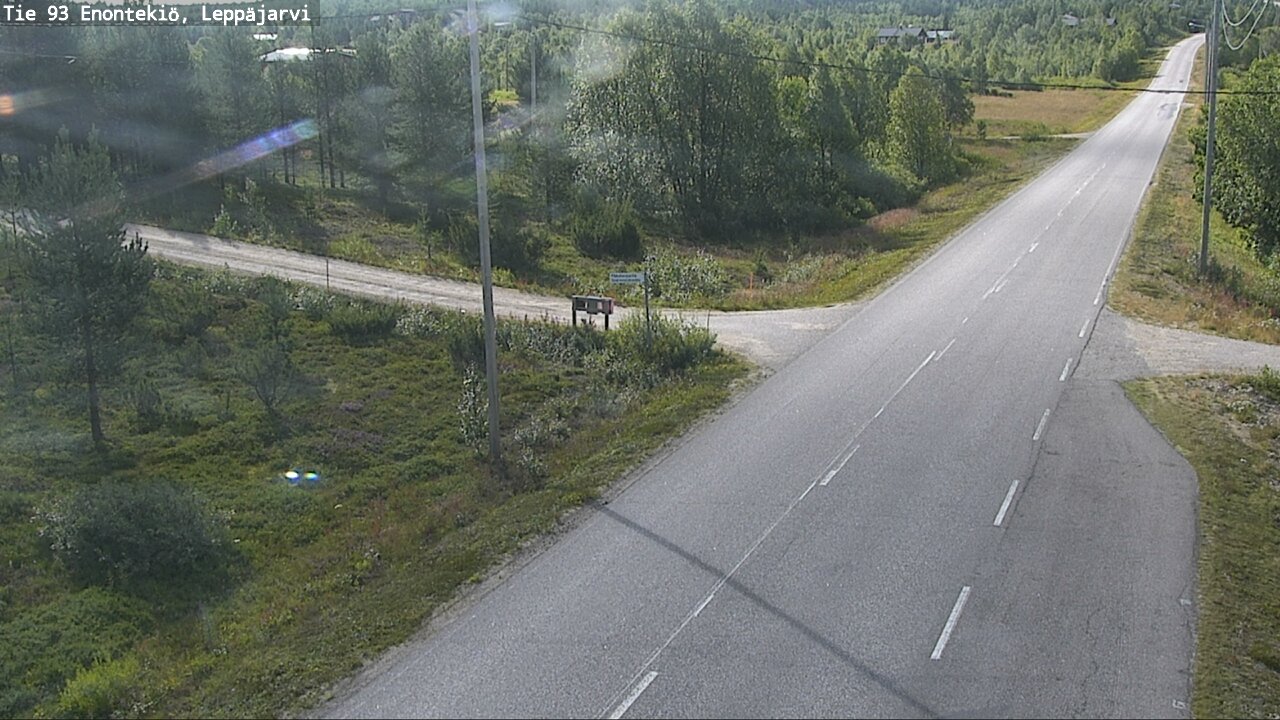 Weather Camera Image Road 93 Enontekiö, Leppäjärvi, Enontekiö, Lappi