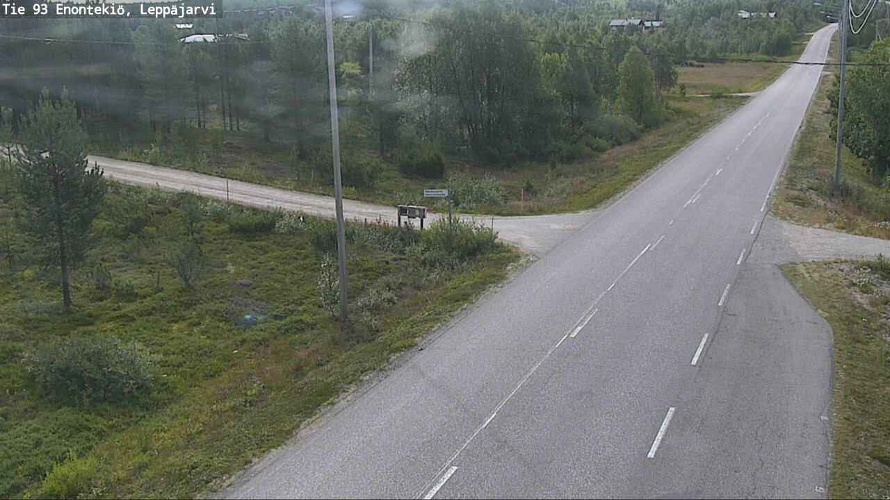 Weather Camera Image Road 93 Enontekiö, Leppäjärvi, Enontekiö, Lappi