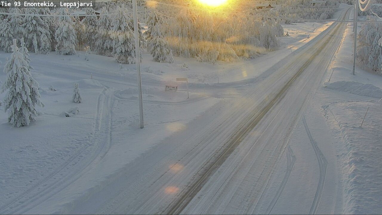 Kelikamerat Kuva Tie 93 Enontekiö, Leppäjärvi, Enontekiö, Lappi