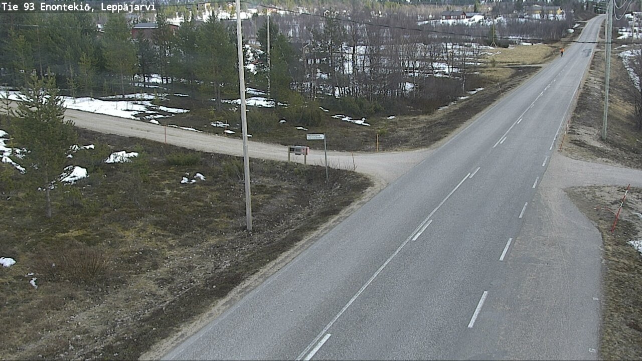 Weather Camera Image Road 93 Enontekiö, Leppäjärvi, Enontekiö, Lappi
