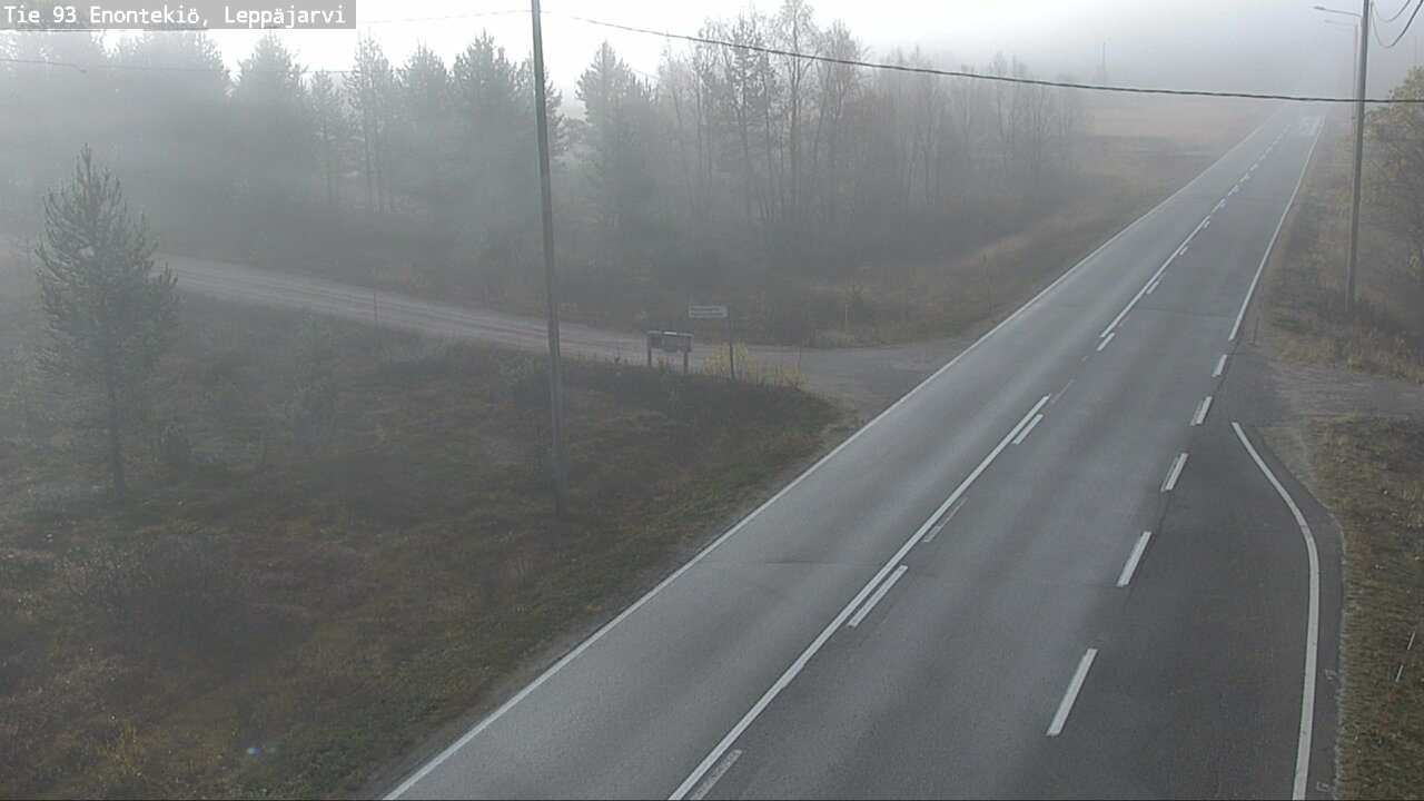Weather Camera Image Road 93 Enontekiö, Leppäjärvi, Enontekiö, Lappi