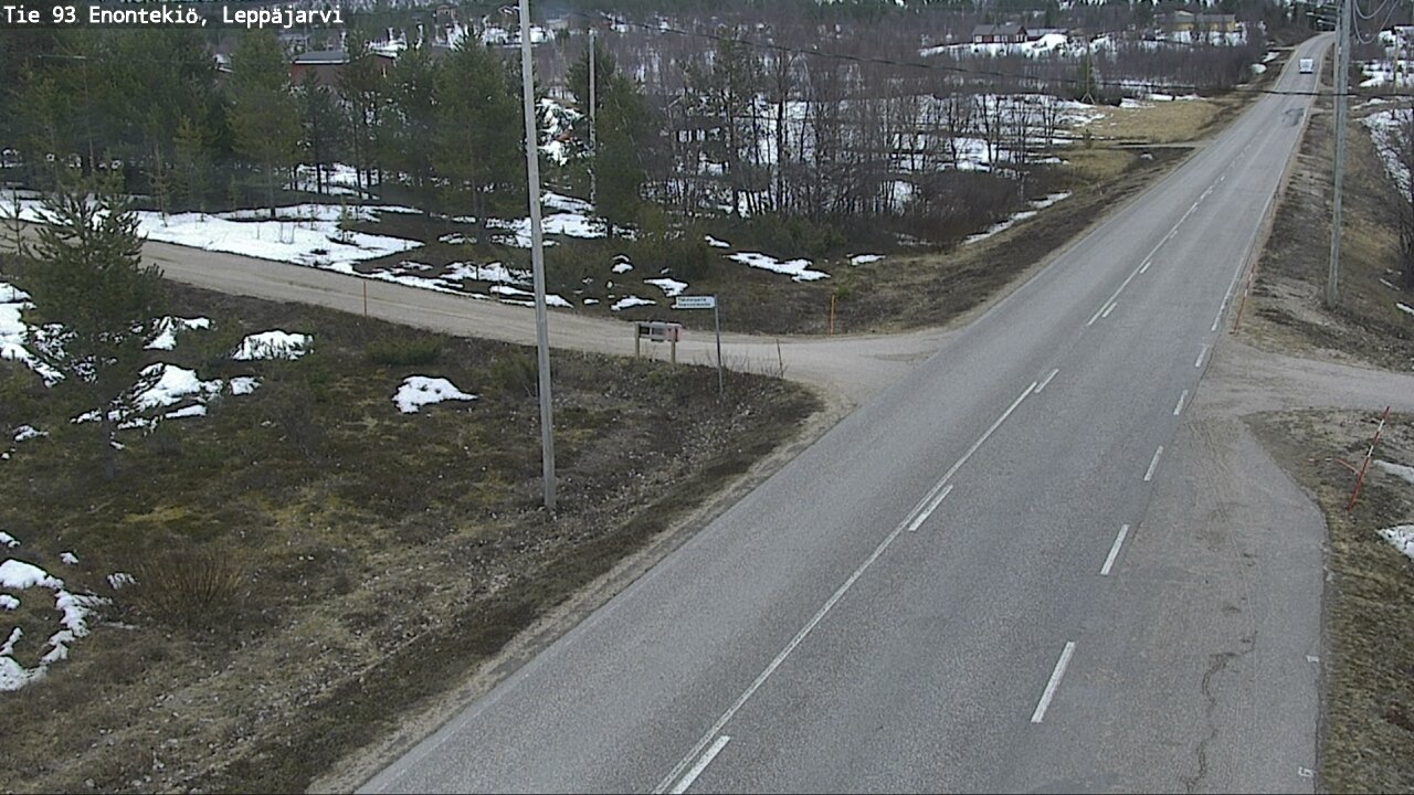 Weather Camera Image Road 93 Enontekiö, Leppäjärvi, Enontekiö, Lappi