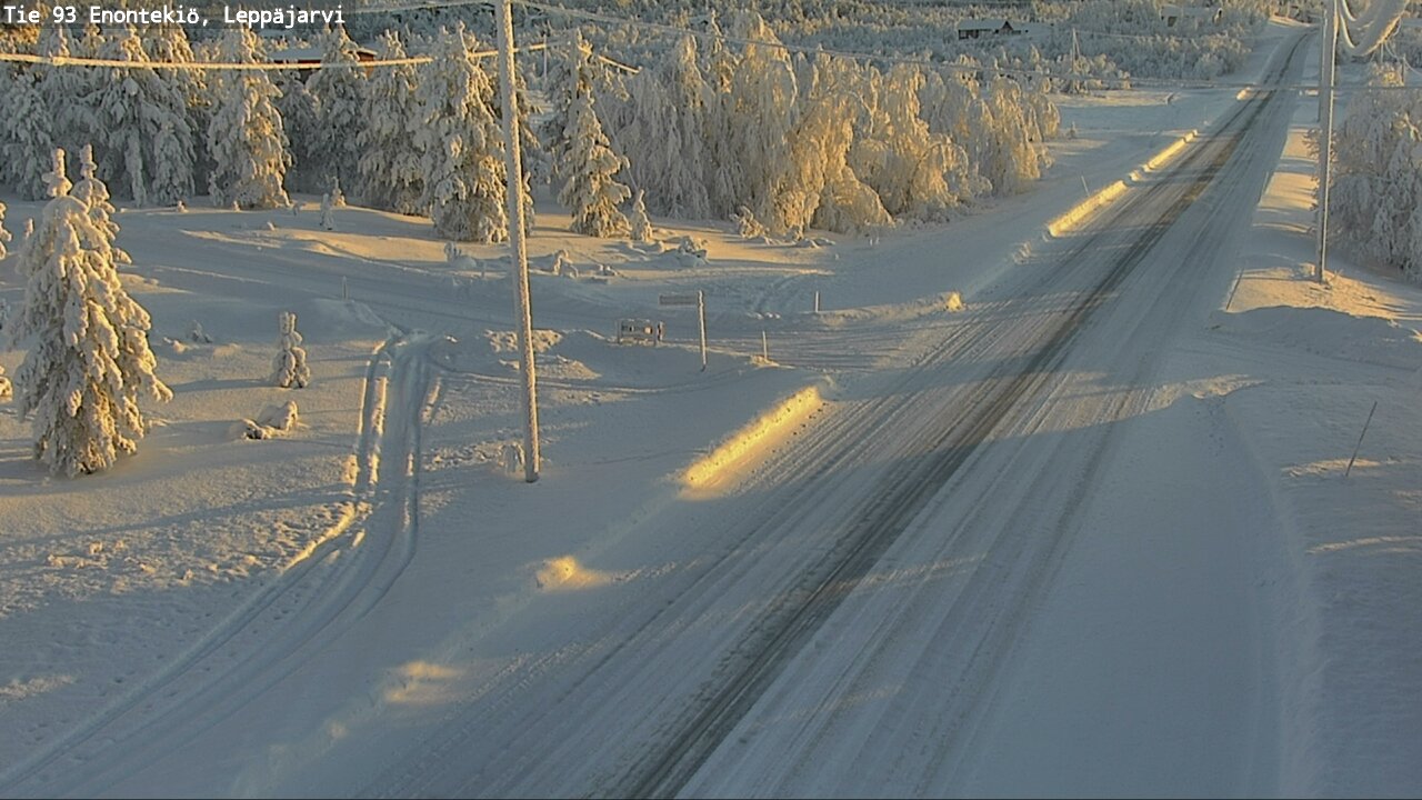 Kelikamerat Kuva Tie 93 Enontekiö, Leppäjärvi, Enontekiö, Lappi