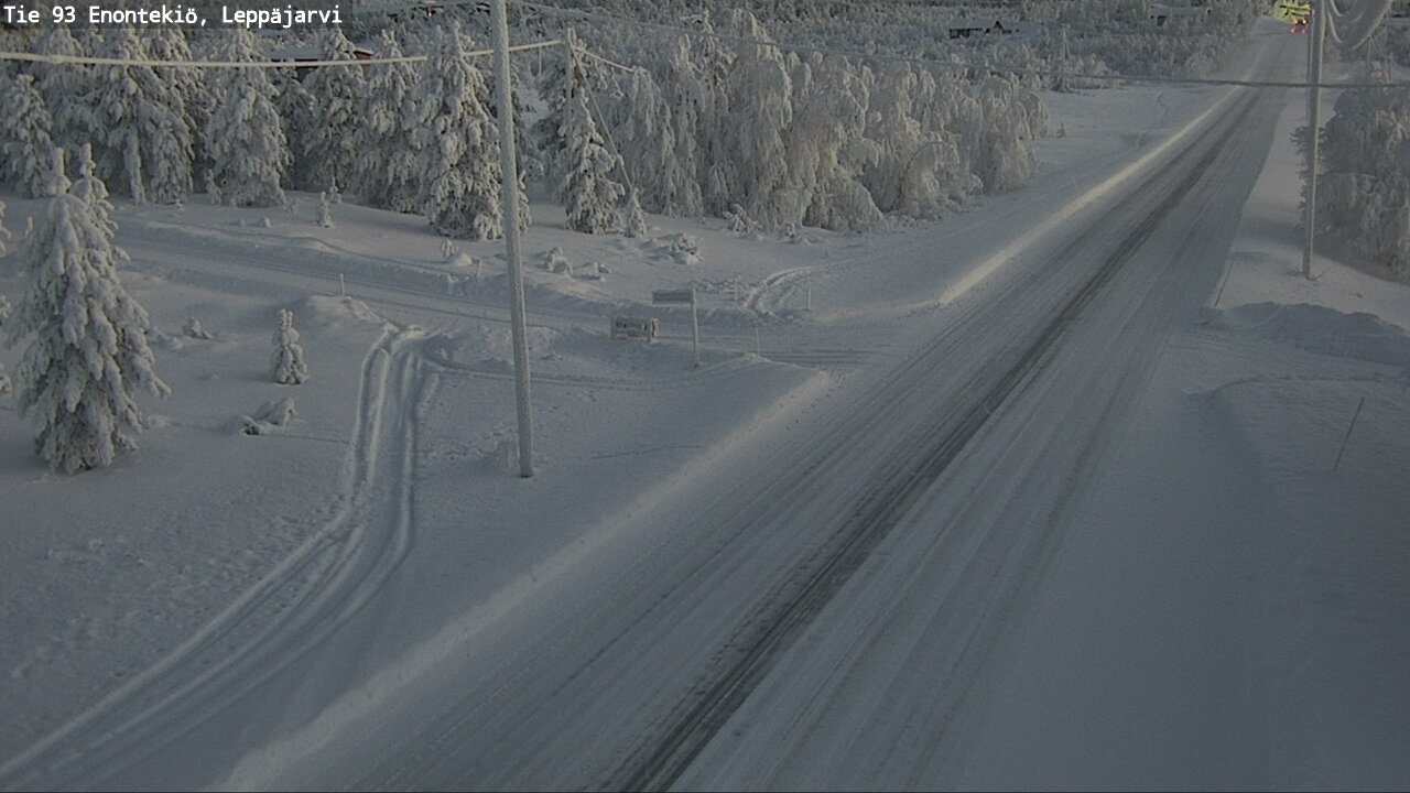 Kelikamerat Kuva Tie 93 Enontekiö, Leppäjärvi, Enontekiö, Lappi