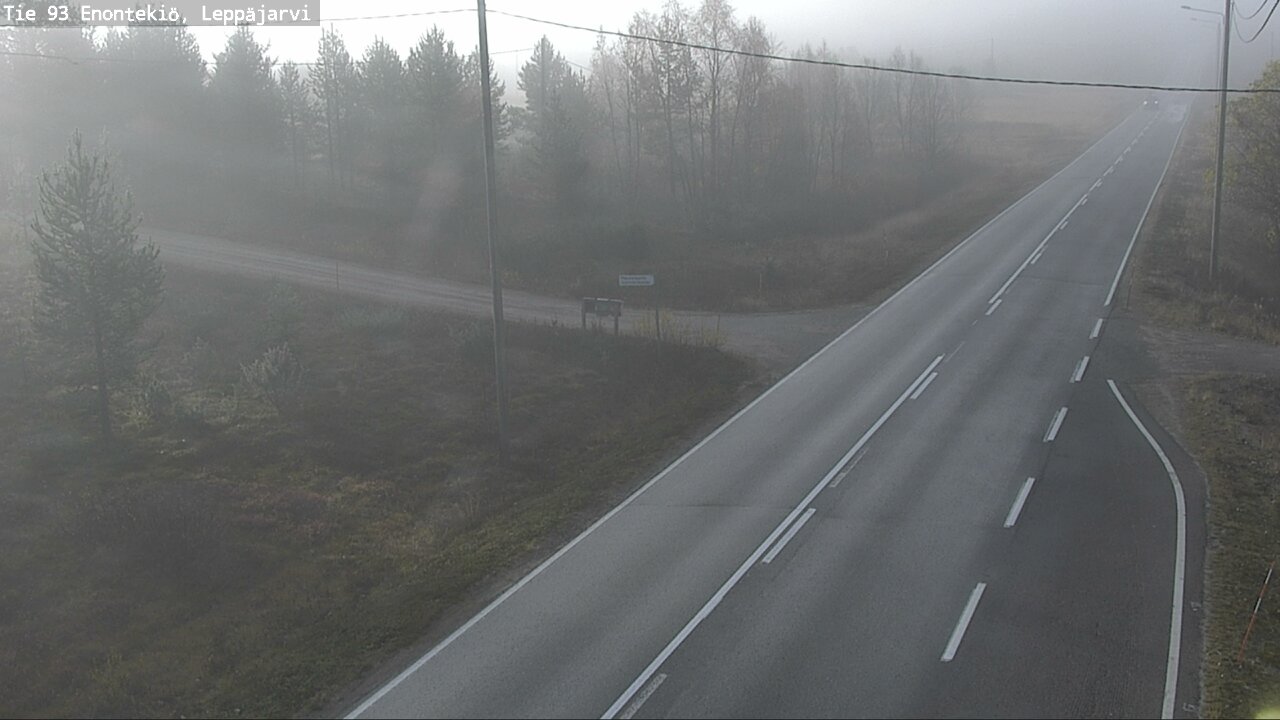 Weather Camera Image Road 93 Enontekiö, Leppäjärvi, Enontekiö, Lappi