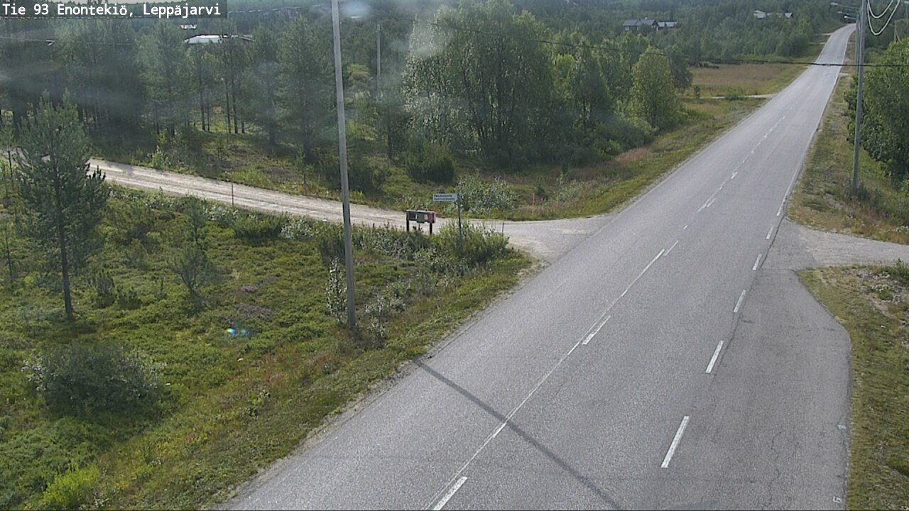 Weather Camera Image Road 93 Enontekiö, Leppäjärvi, Enontekiö, Lappi