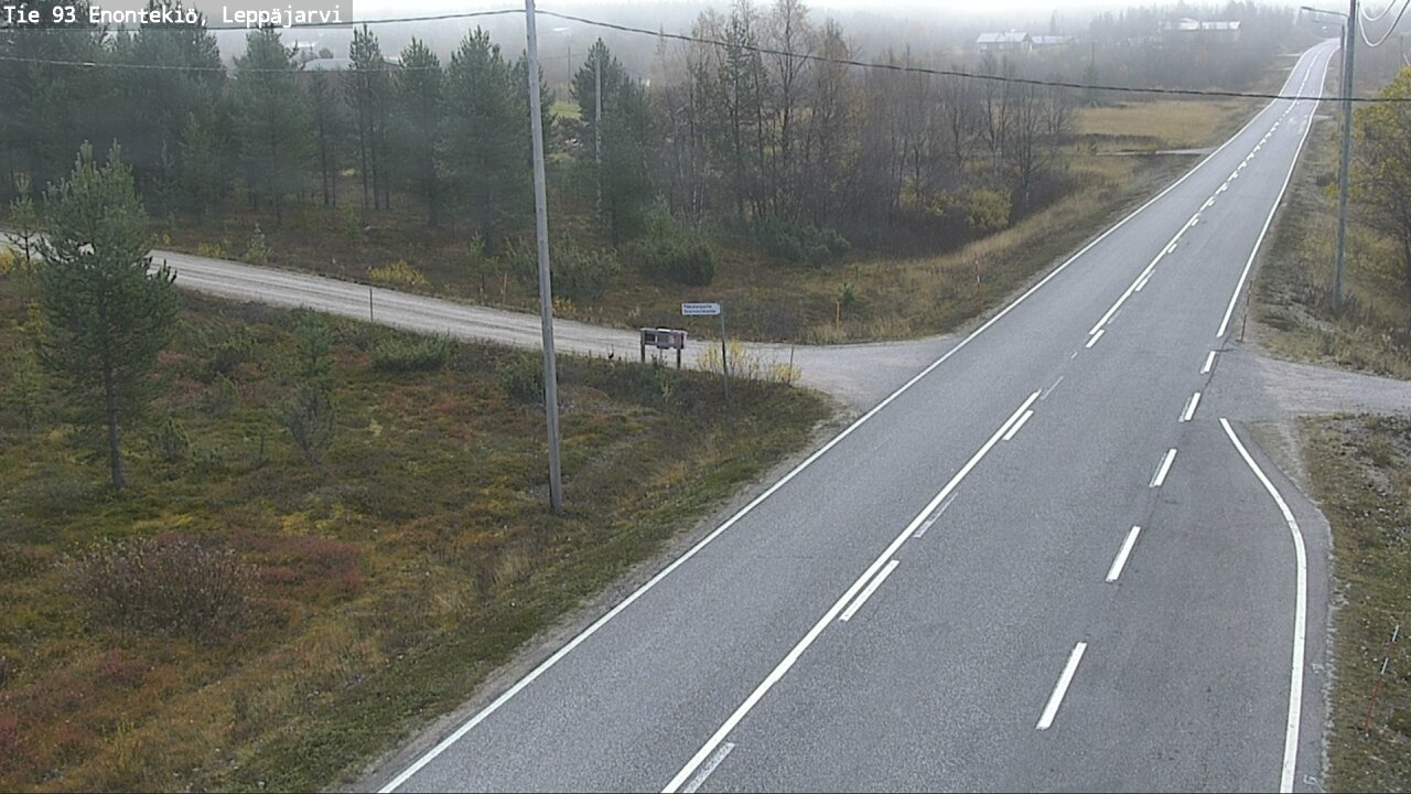 Weather Camera Image Väg 93 Enontekis, Leppäjärvi, Enontekiö, Lappi
