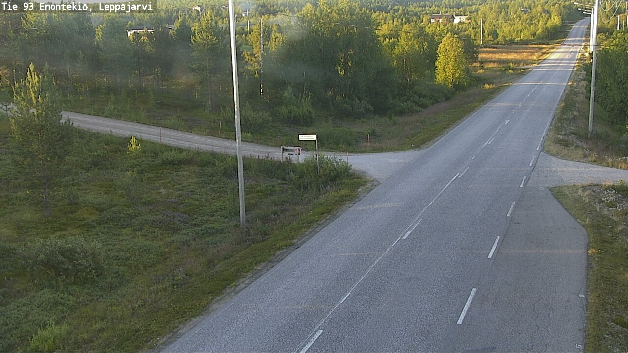 Weather Camera Image Road 93 Enontekiö, Leppäjärvi, Enontekiö, Lappi