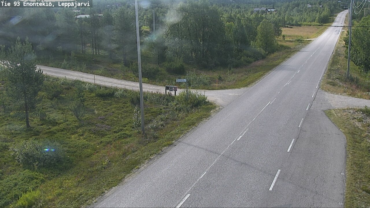 Weather Camera Image Road 93 Enontekiö, Leppäjärvi, Enontekiö, Lappi