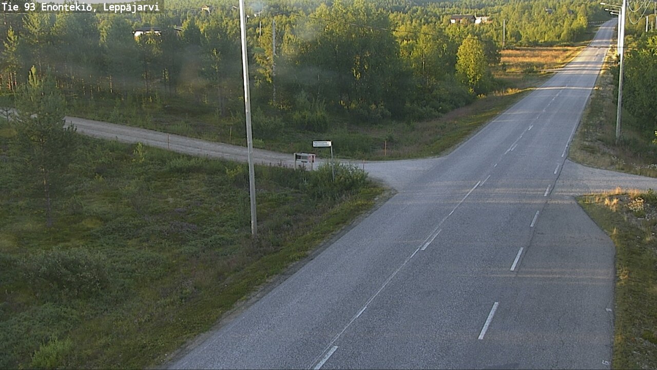 Weather Camera Image Road 93 Enontekiö, Leppäjärvi, Enontekiö, Lappi