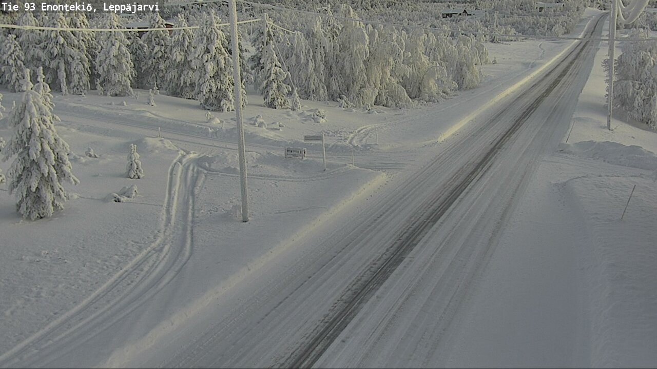 Kelikamerat Kuva Tie 93 Enontekiö, Leppäjärvi, Enontekiö, Lappi