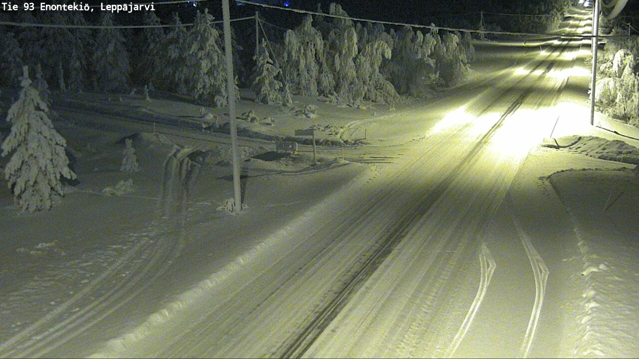 Kelikamerat Kuva Tie 93 Enontekiö, Leppäjärvi, Enontekiö, Lappi