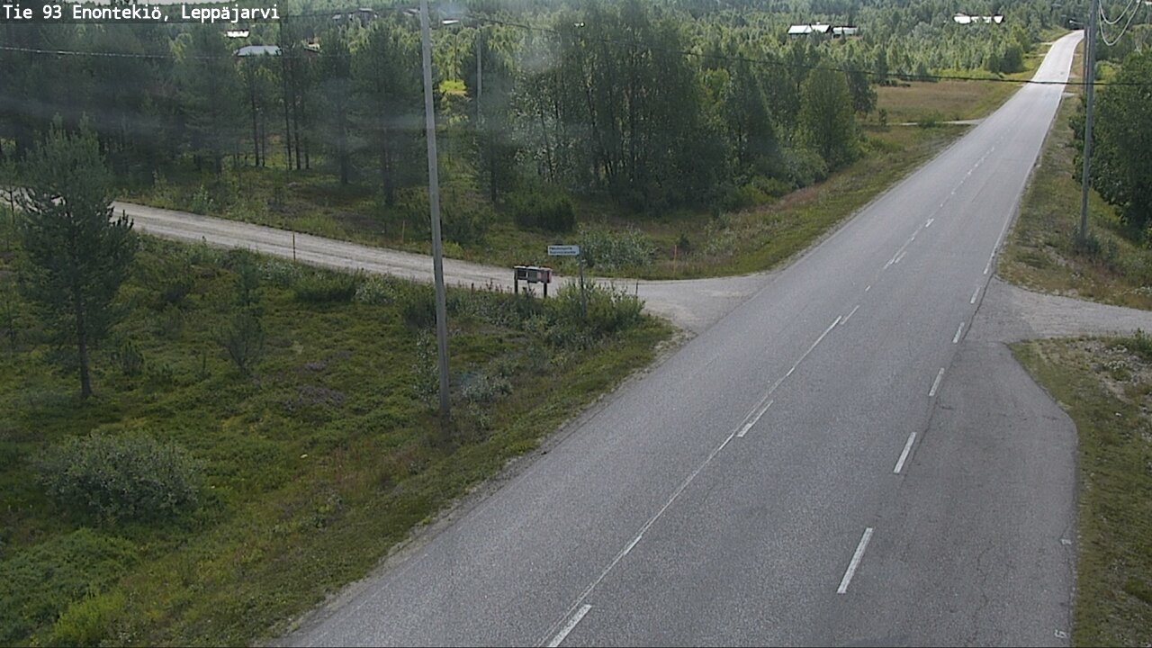 Weather Camera Image Road 93 Enontekiö, Leppäjärvi, Enontekiö, Lappi