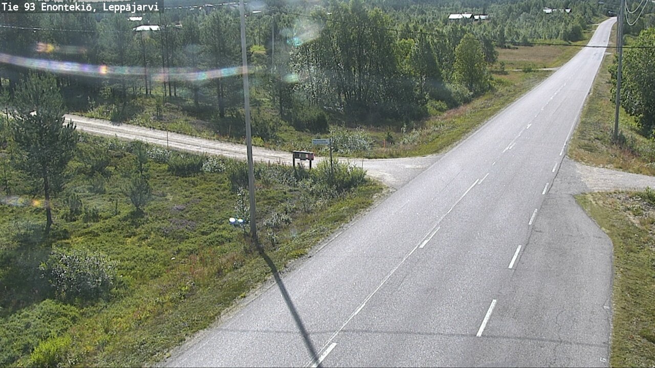 Weather Camera Image Road 93 Enontekiö, Leppäjärvi, Enontekiö, Lappi