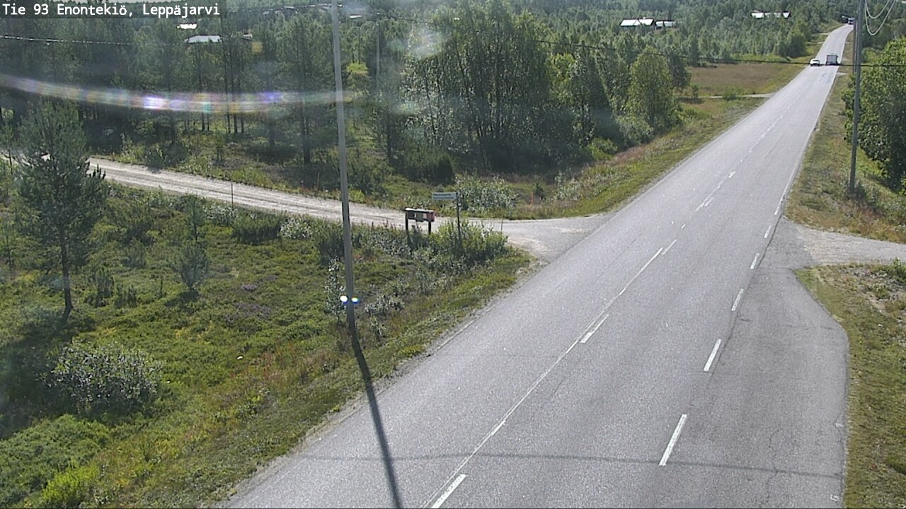Weather Camera Image Road 93 Enontekiö, Leppäjärvi, Enontekiö, Lappi