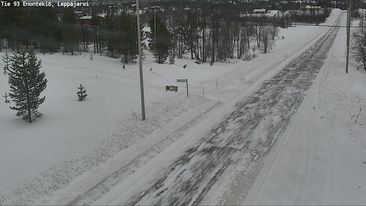 Weather Camera Image Road 93 Enontekiö, Leppäjärvi, Enontekiö, Lappi