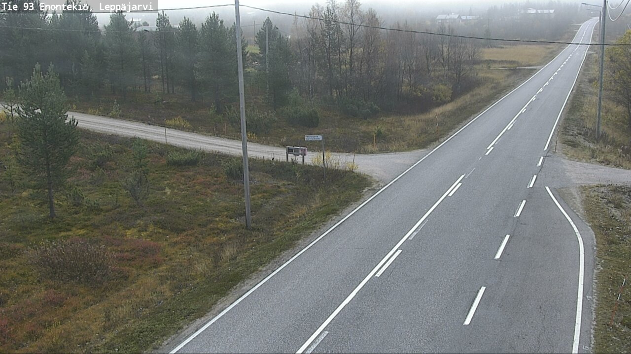 Weather Camera Image Väg 93 Enontekis, Leppäjärvi, Enontekiö, Lappi