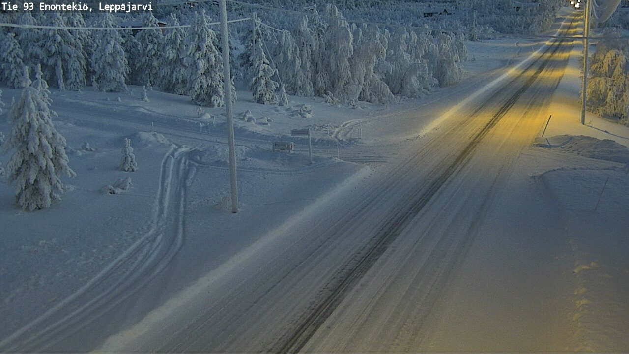 Kelikamerat Kuva Tie 93 Enontekiö, Leppäjärvi, Enontekiö, Lappi