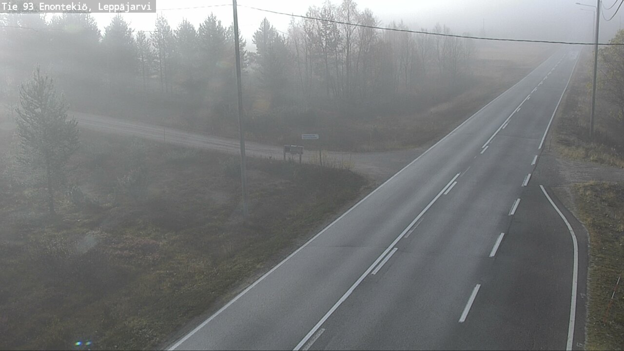 Weather Camera Image Road 93 Enontekiö, Leppäjärvi, Enontekiö, Lappi