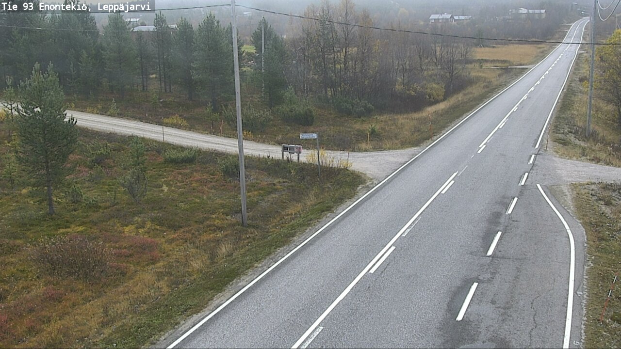 Weather Camera Image Väg 93 Enontekis, Leppäjärvi, Enontekiö, Lappi