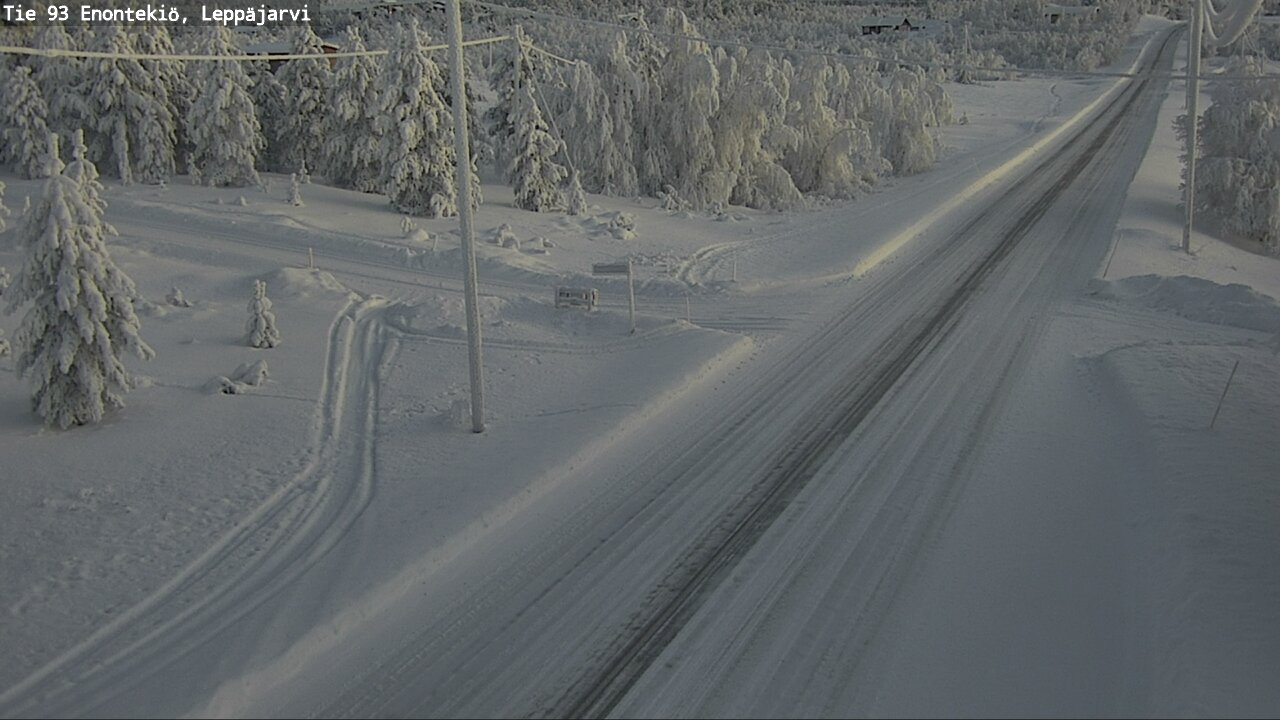 Kelikamerat Kuva Tie 93 Enontekiö, Leppäjärvi, Enontekiö, Lappi