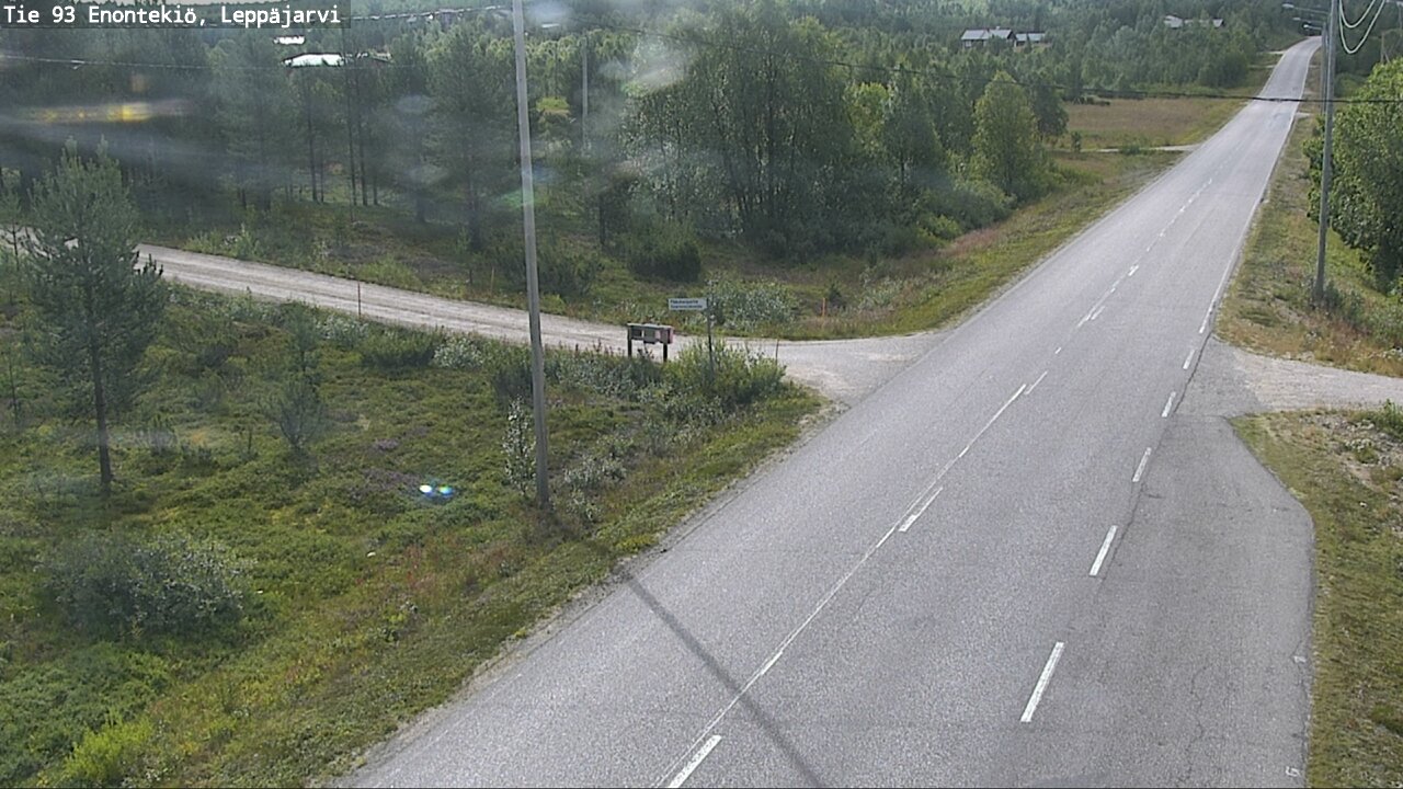 Weather Camera Image Road 93 Enontekiö, Leppäjärvi, Enontekiö, Lappi