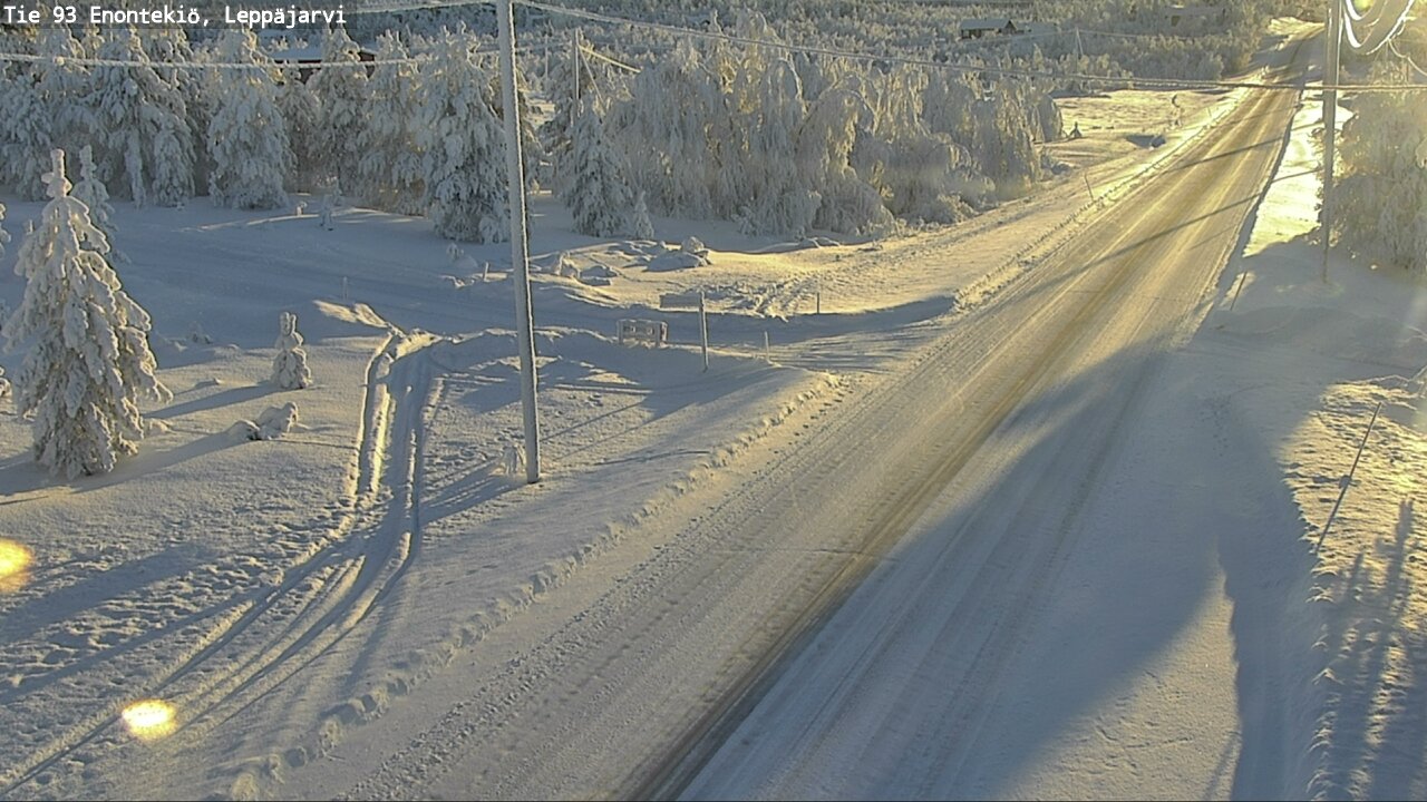 Kelikamerat Kuva Tie 93 Enontekiö, Leppäjärvi, Enontekiö, Lappi