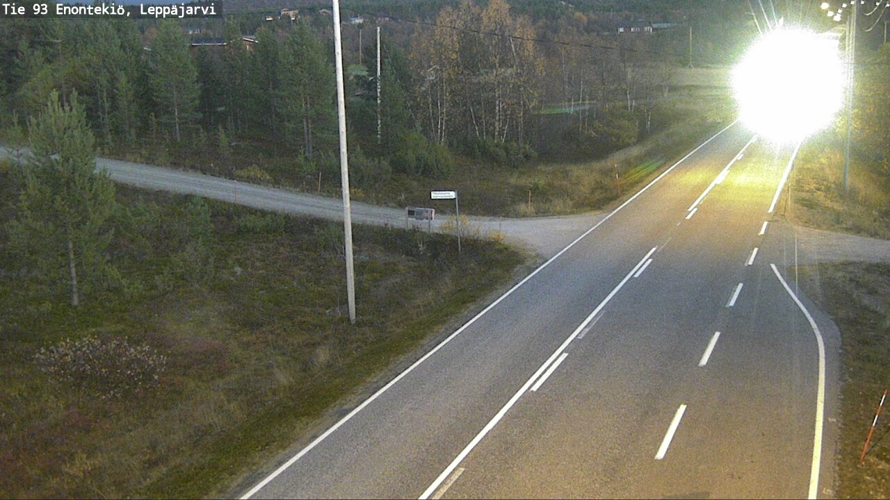 Kelikamerat Kuva Tie 93 Enontekiö, Leppäjärvi, Enontekiö, Lappi
