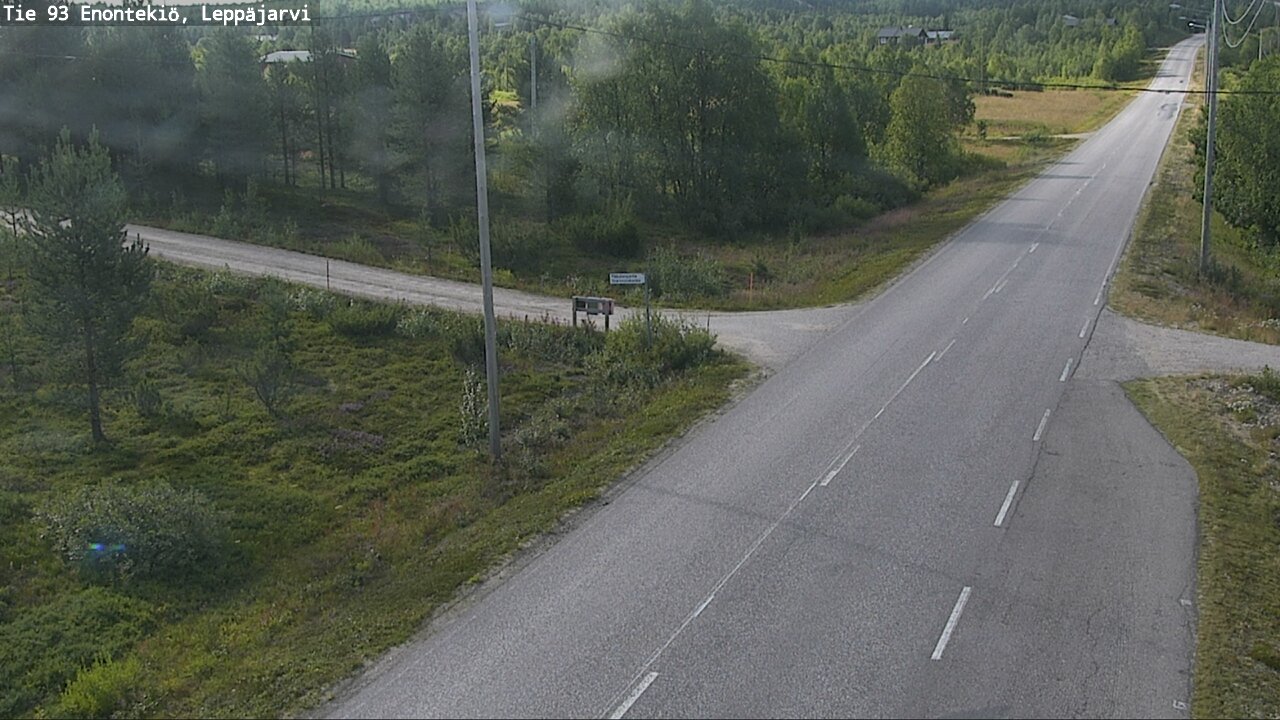 Weather Camera Image Road 93 Enontekiö, Leppäjärvi, Enontekiö, Lappi