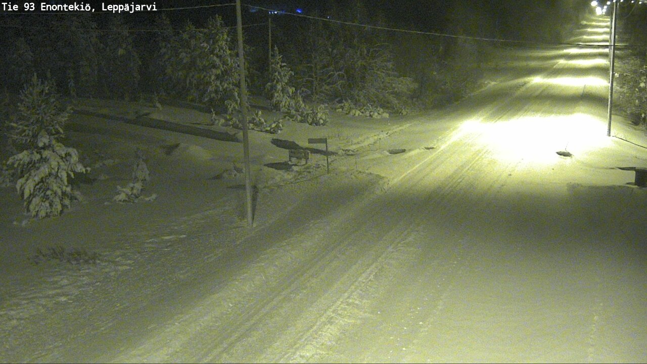 Kelikamerat Kuva Tie 93 Enontekiö, Leppäjärvi, Enontekiö, Lappi