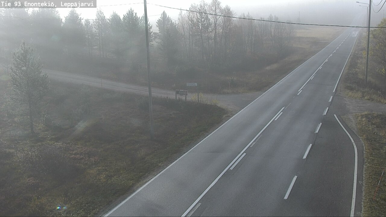 Weather Camera Image Road 93 Enontekiö, Leppäjärvi, Enontekiö, Lappi